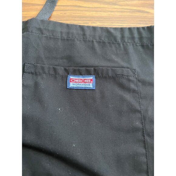 Cherokee workwear black scrub set top size Large, pants size Medium - Picture 8 of 10